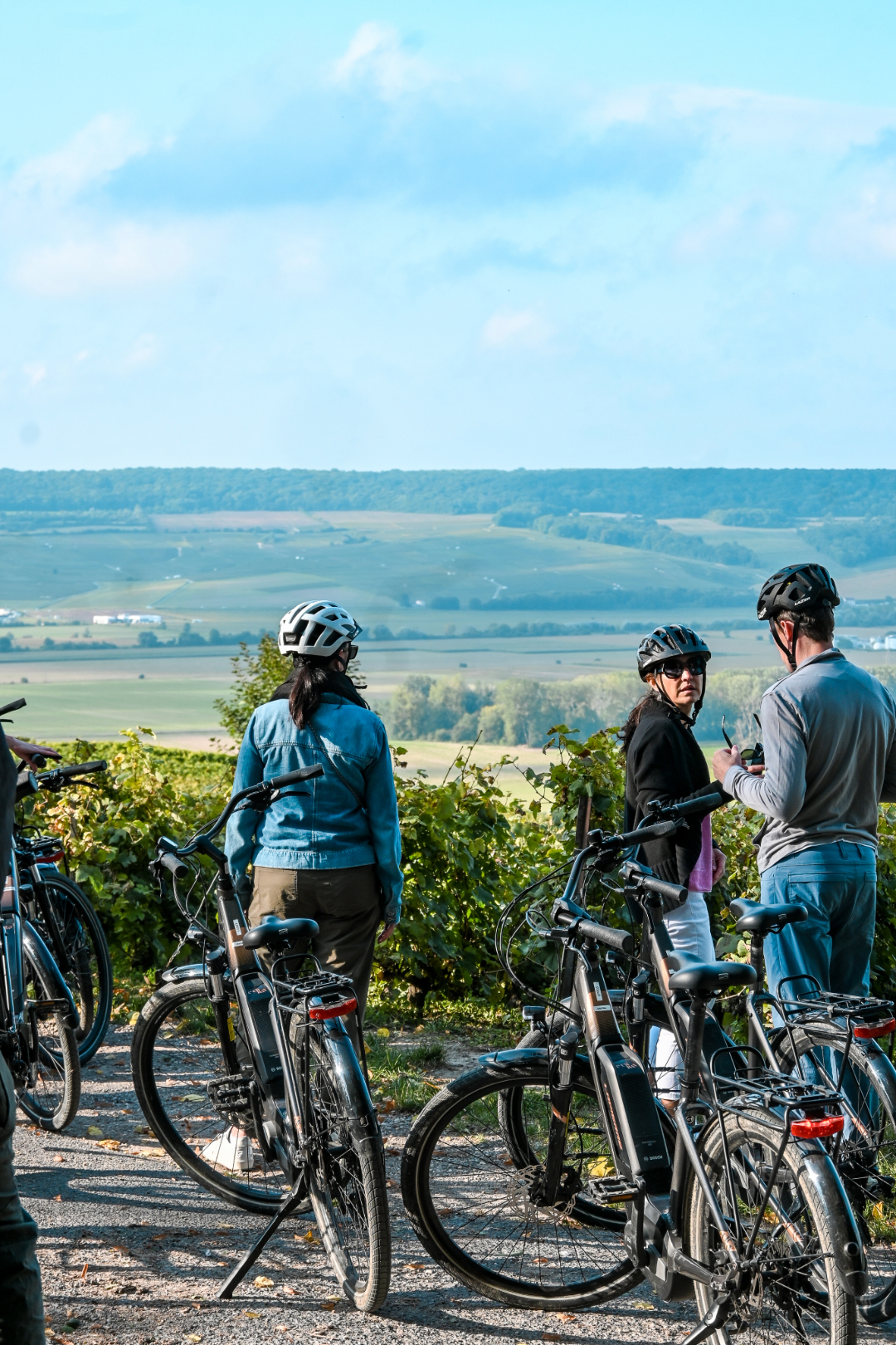 Mobilités douces le long de la Route Touristique du Champagne